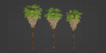 washingtonia filifera palm collection vol 55-Blender