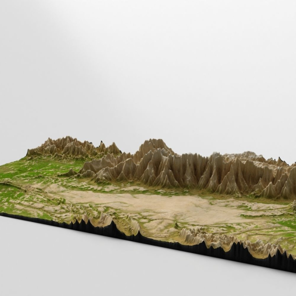 Wasteland Mountain Landscape