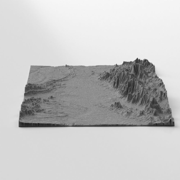 Wasteland Mountain Landscape