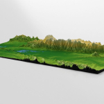 Wasteland Mountain Landscape