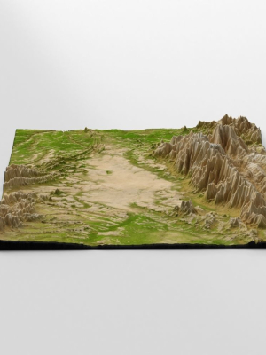Wasteland Mountain Landscape
