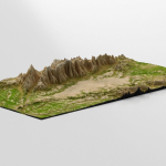 Wasteland Mountain Landscape