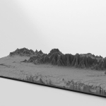 Wasteland Mountain Landscape