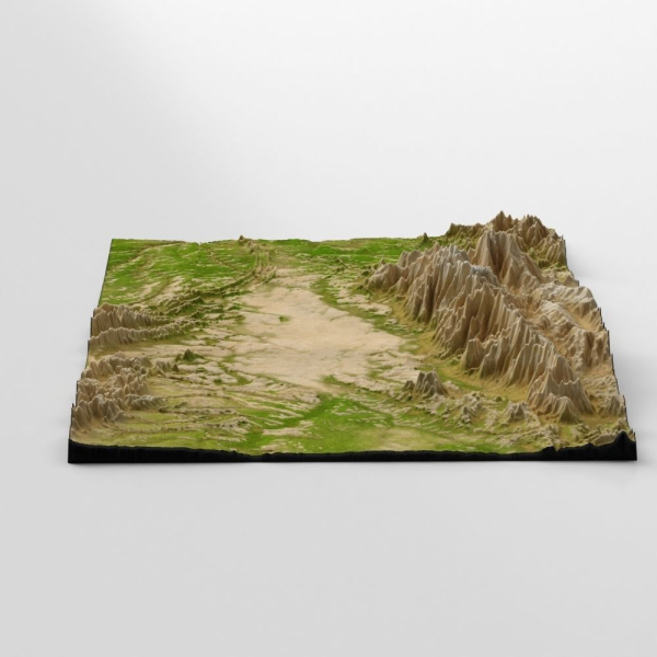 Wasteland Mountain Landscape