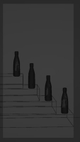Water Bottle with studio Light  file ready