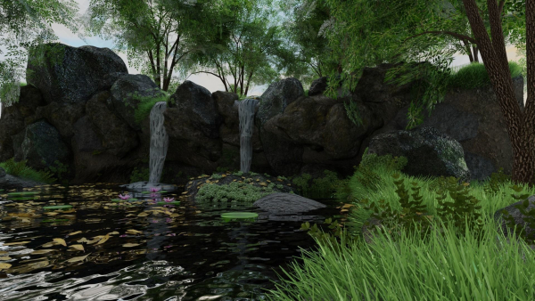 Waterfall Scene