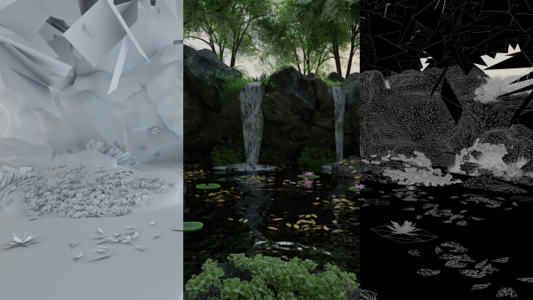 Waterfall Scene