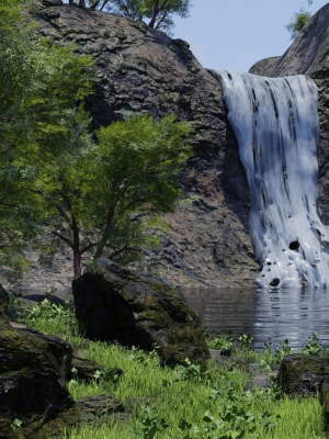 Waterfall Scene