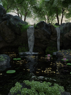 Waterfall Scene