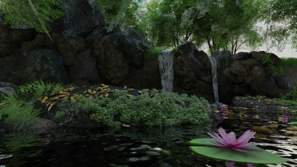 Waterfall Scene
