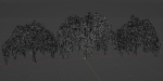 Weeping willow trees collection vol 115-Blender
