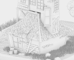 low poly Gameasset3 house with car