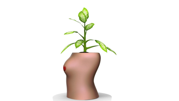Woman pot 3 - STL FOR 3D PRINTING