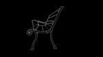 Wood bench semi realistic