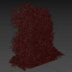 Wooden box ivy plants 01