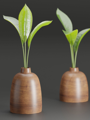 wooden-vase-with-plants-vol-134-blender-3d-model-194bd155b5
