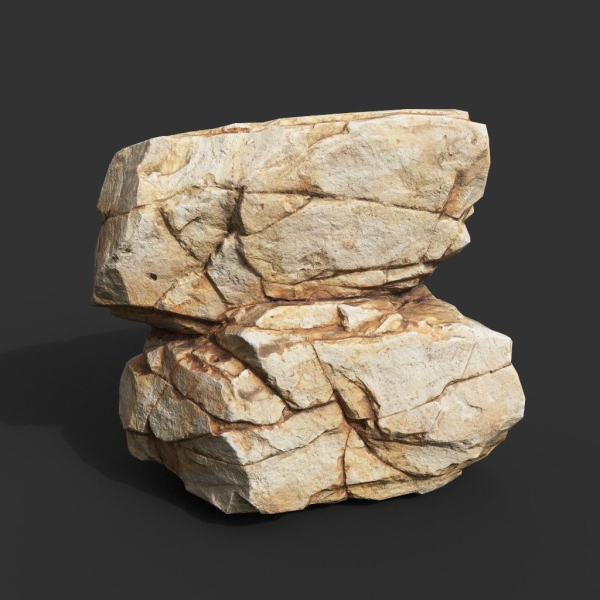 Yellow Horizontal Rock Modular 221123 - Ultra HD 16K Texture