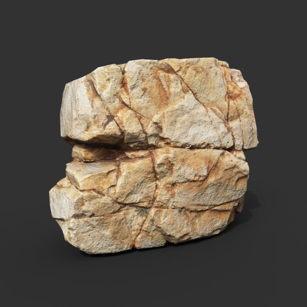 Yellow Horizontal Rock Modular 221123 - Ultra HD 16K Texture