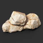 Yellow Horizontal Rock Modular 221123 - Ultra HD 16K Texture
