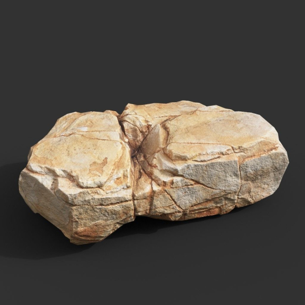 Yellow Horizontal Rock Modular 221123 - Ultra HD 16K Texture